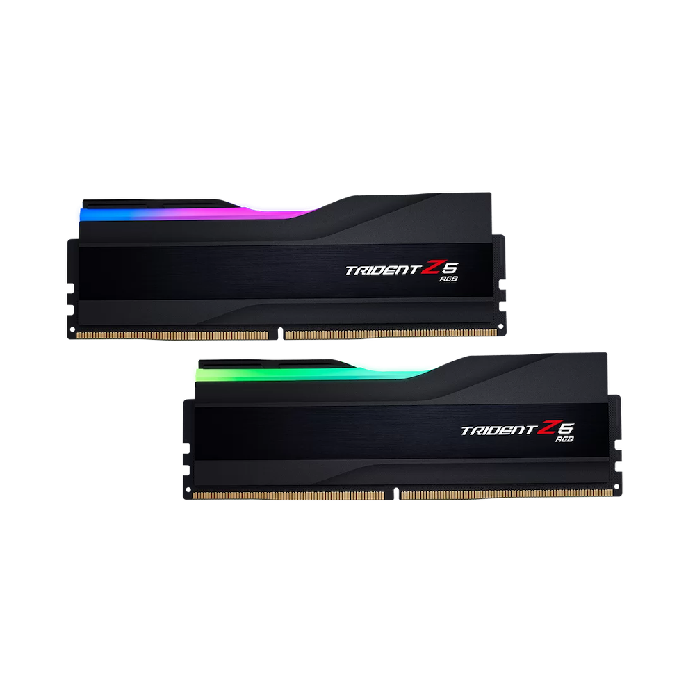 A large main feature product image of G.Skill 48GB Kit (2x 24GB) DDR5 Trident Z5 RGB CL40 8400MHz- Black