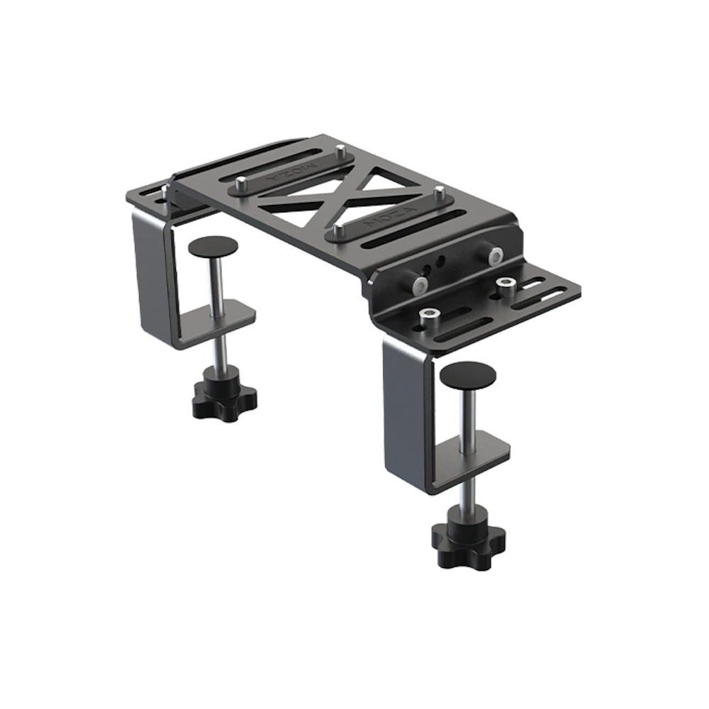 A large main feature product image of MOZA Table Clamp for R5, R9 and R12