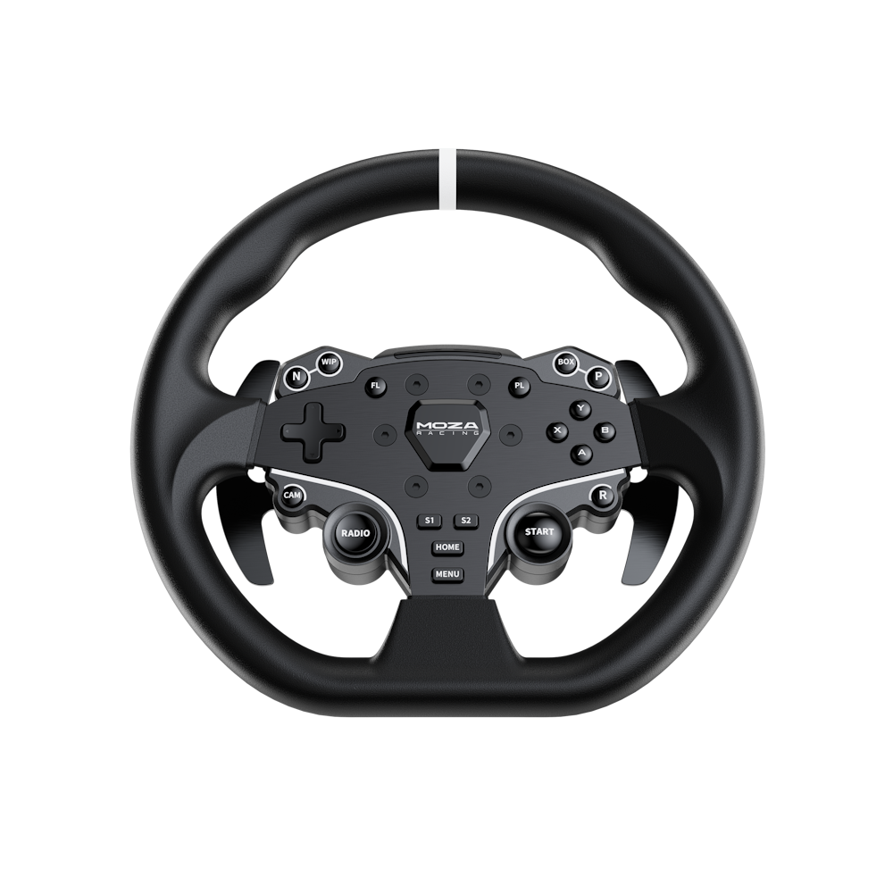 A large main feature product image of MOZA ES Steering Wheel