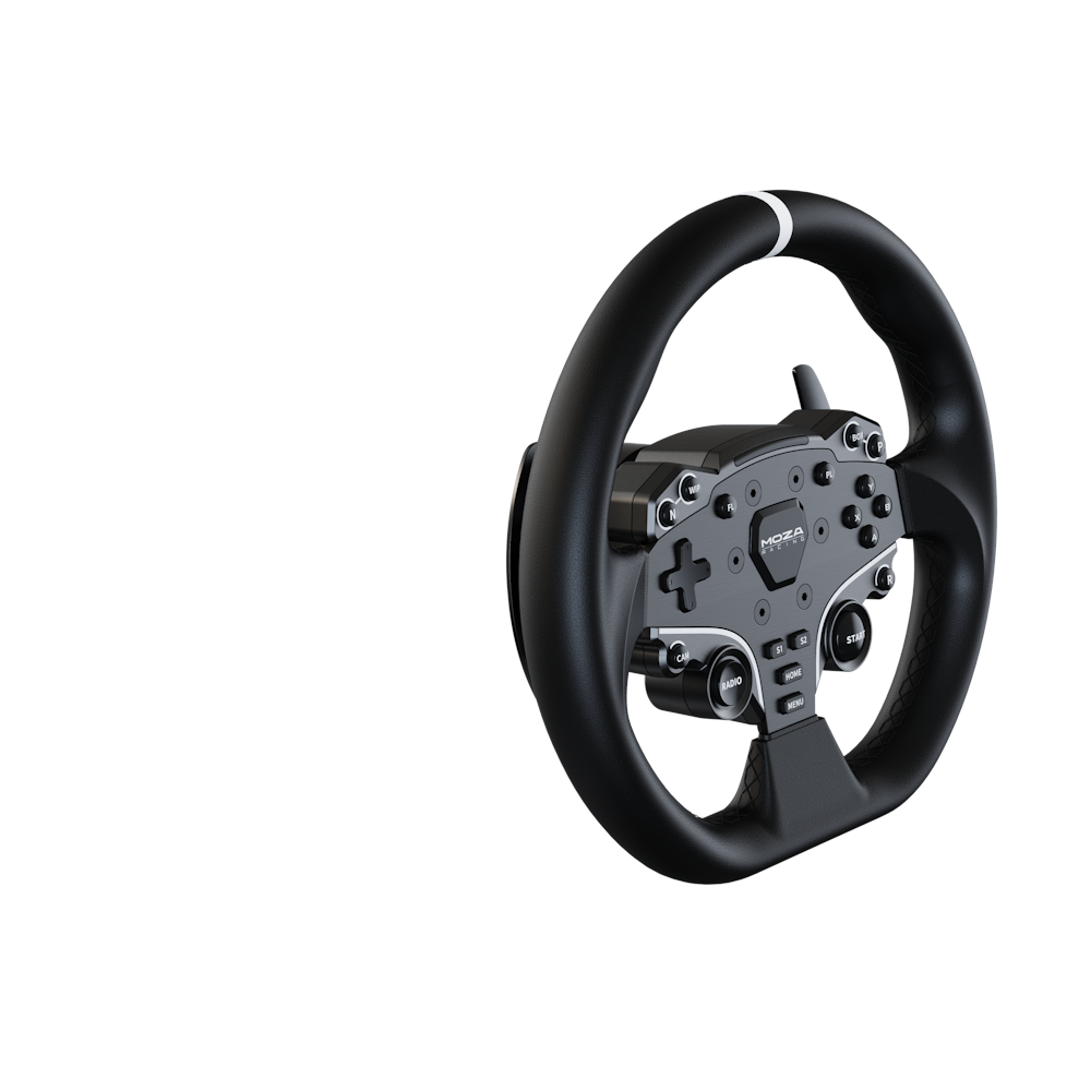 A large main feature product image of MOZA ES Steering Wheel