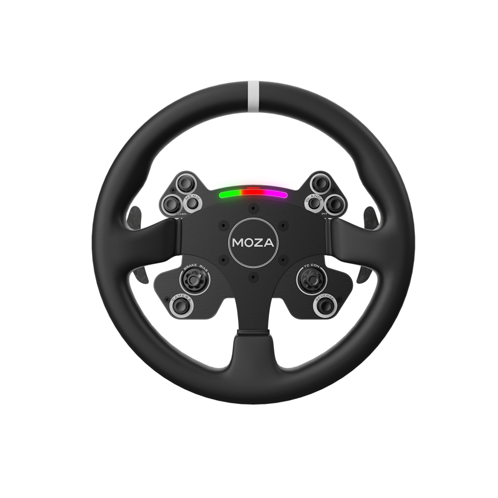 A large main feature product image of MOZA CS V2 Steering Wheel