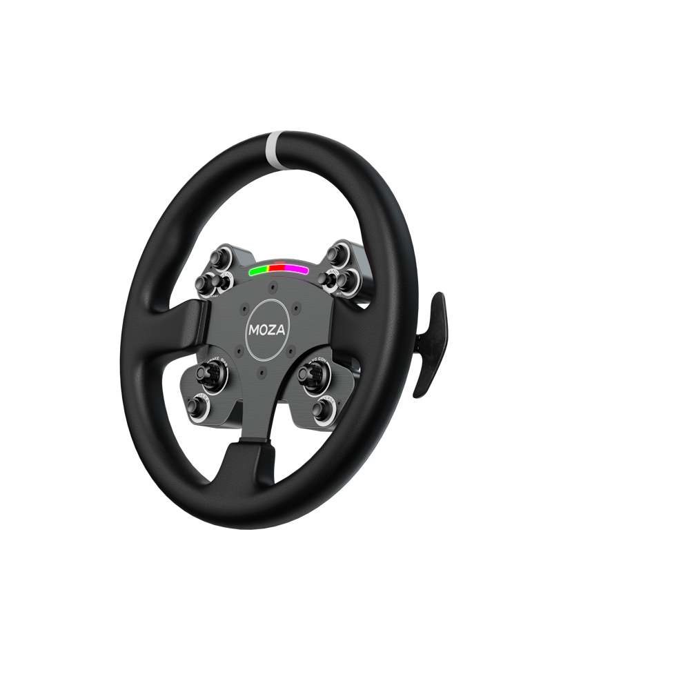 A large main feature product image of MOZA CS V2 Steering Wheel