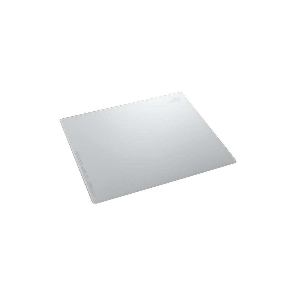 A large main feature product image of ASUS ROG Moonstone Ace Large Gaming Mousemat - White