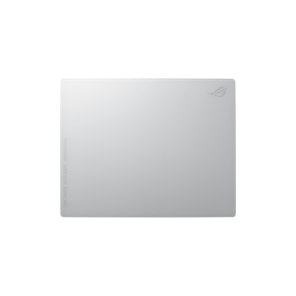 A large main feature product image of ASUS ROG Moonstone Ace Large Gaming Mousemat - White