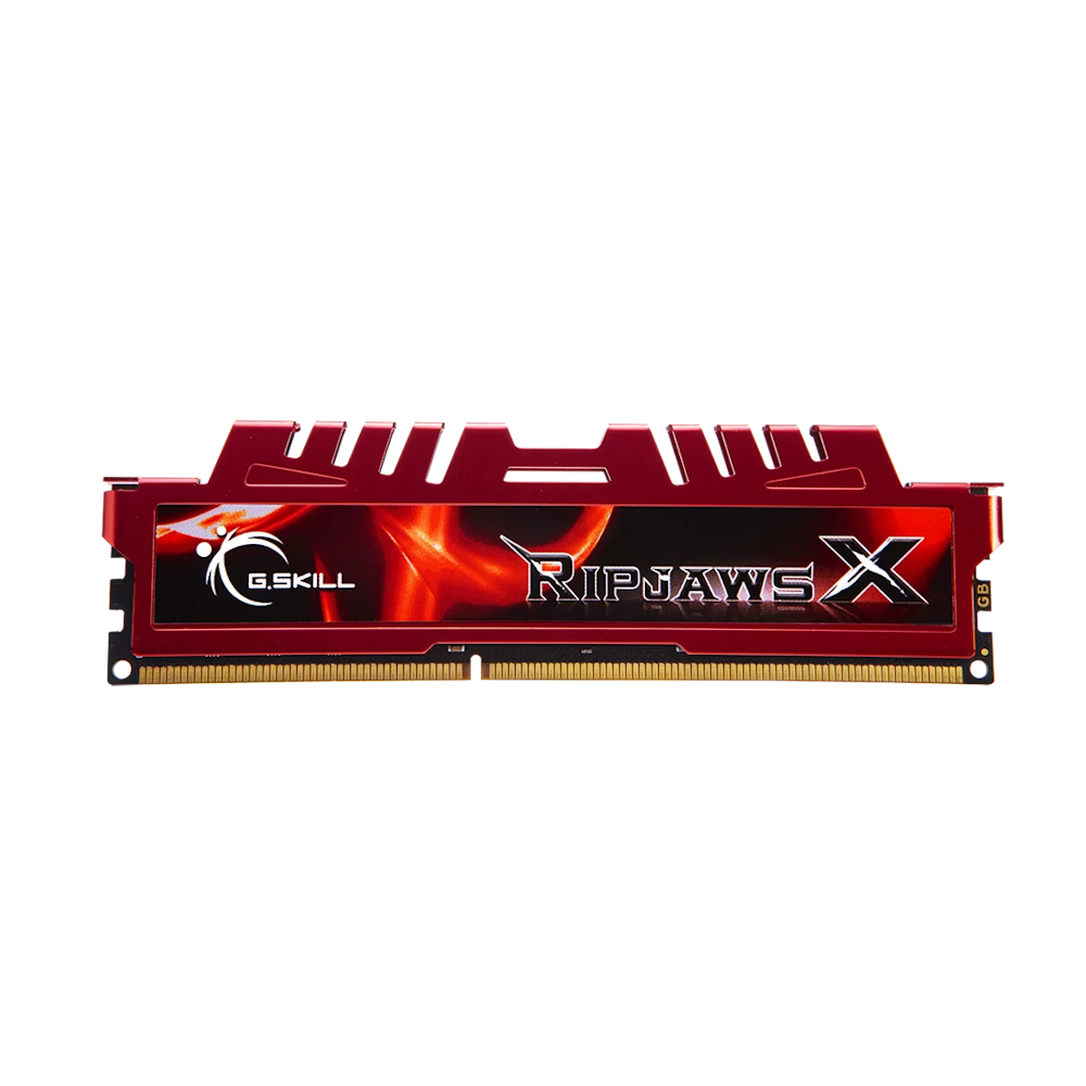 A large main feature product image of G.Skill 8GB Kit (2x4GB) DDR3 Ripjaws X C10 1333MHz - Red