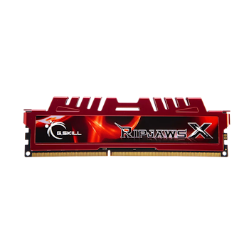 Product image of G.Skill 8GB Kit (2x4GB) DDR3 Ripjaws X C10 1333MHz - Red - Click for product page of G.Skill 8GB Kit (2x4GB) DDR3 Ripjaws X C10 1333MHz - Red