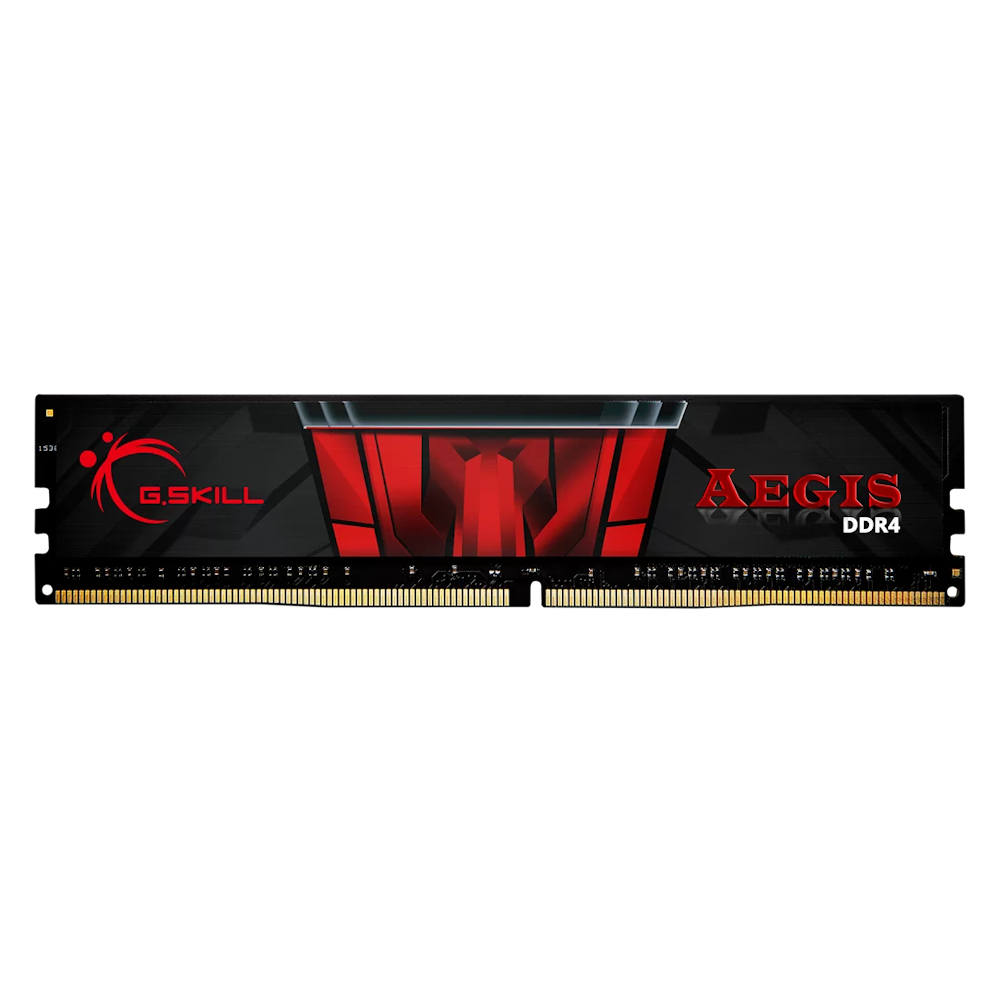 A large main feature product image of G.Skill 16GB Kit (1x16GB) DDR4 Aegis CL16 3200MHz - Black