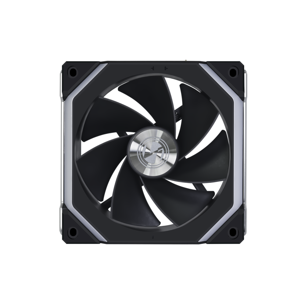 A large main feature product image of Lian Li Uni Fan SL V2 Reverse Blade120mm Fan Single Pack - Black