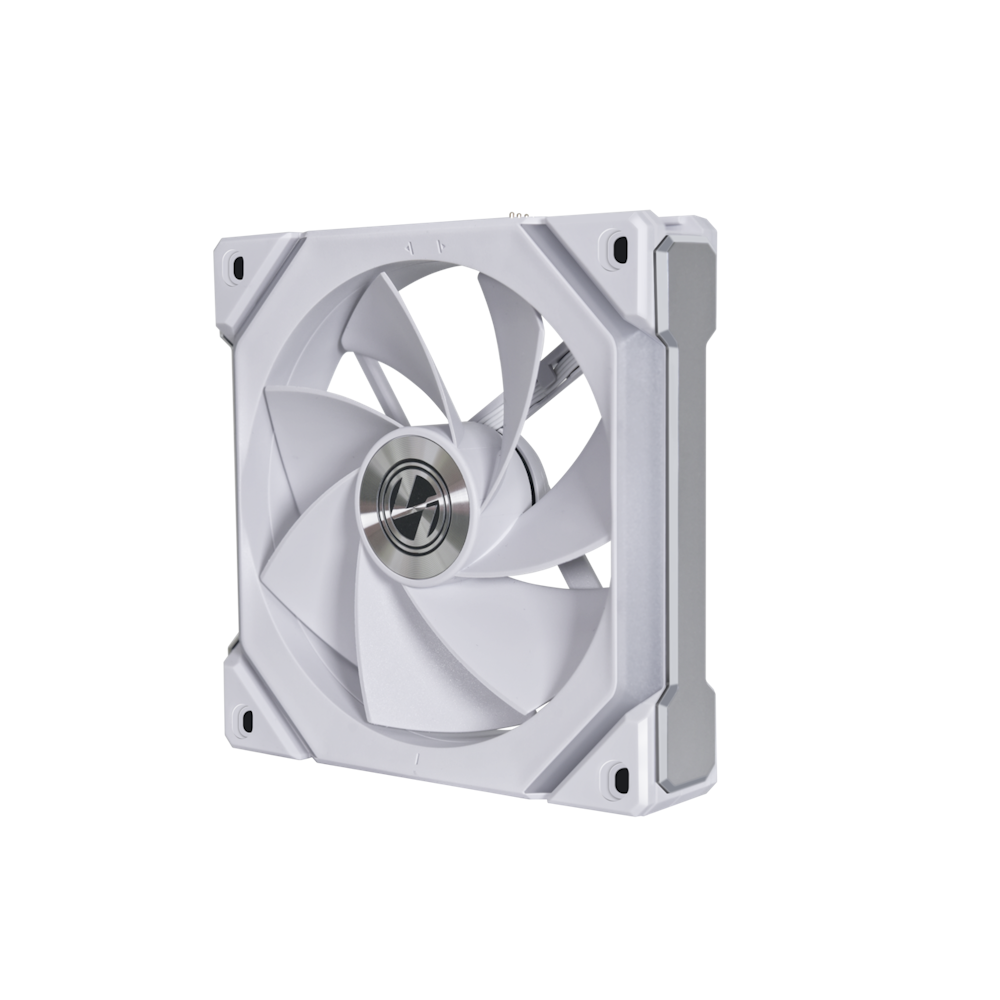A large main feature product image of Lian Li Uni Fan SL V2 Reverse Blade120mm Fan Single Pack - White