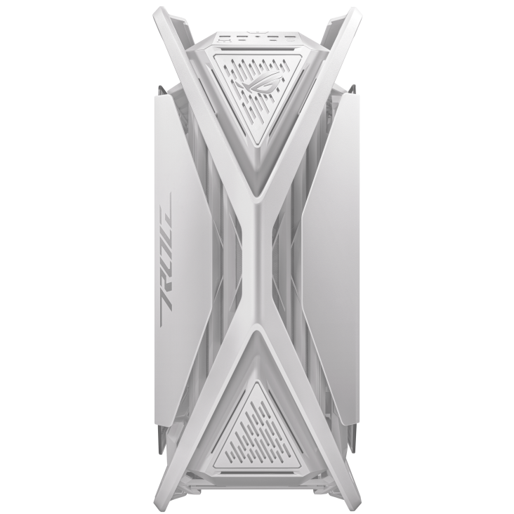 A large main feature product image of ASUS ROG Hyperion GR701 Full Tower Case - White