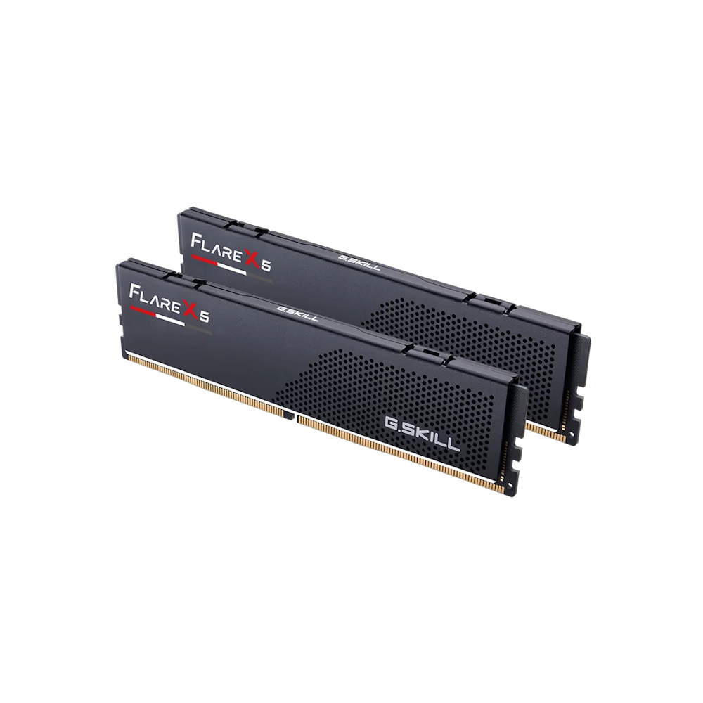 A large main feature product image of G.Skill 32GB Kit (2x16GB) DDR5 FlareX5 AMD EXPO C36 6000MHz - Black
