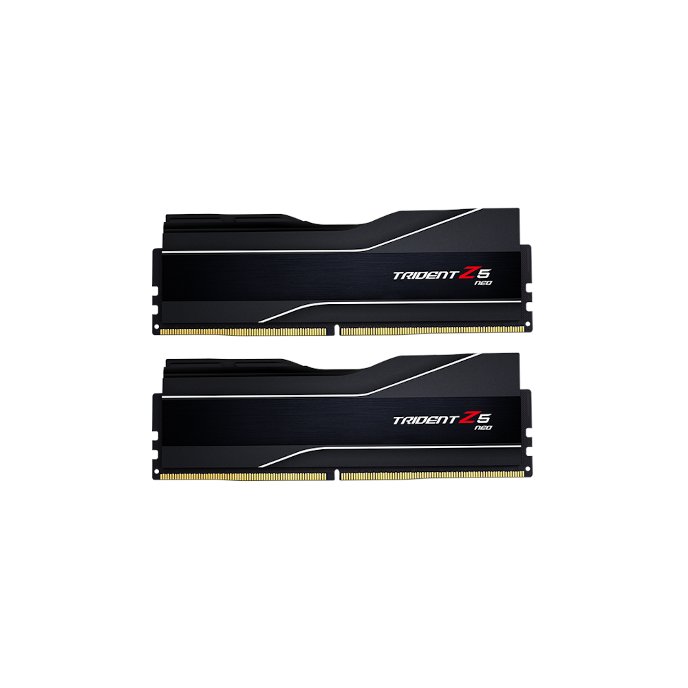A large main feature product image of G.Skill 32GB Kit (2x16GB) DDR5 Trident Z5 Neo AMD EXPO C32 6000MT/s - Black
