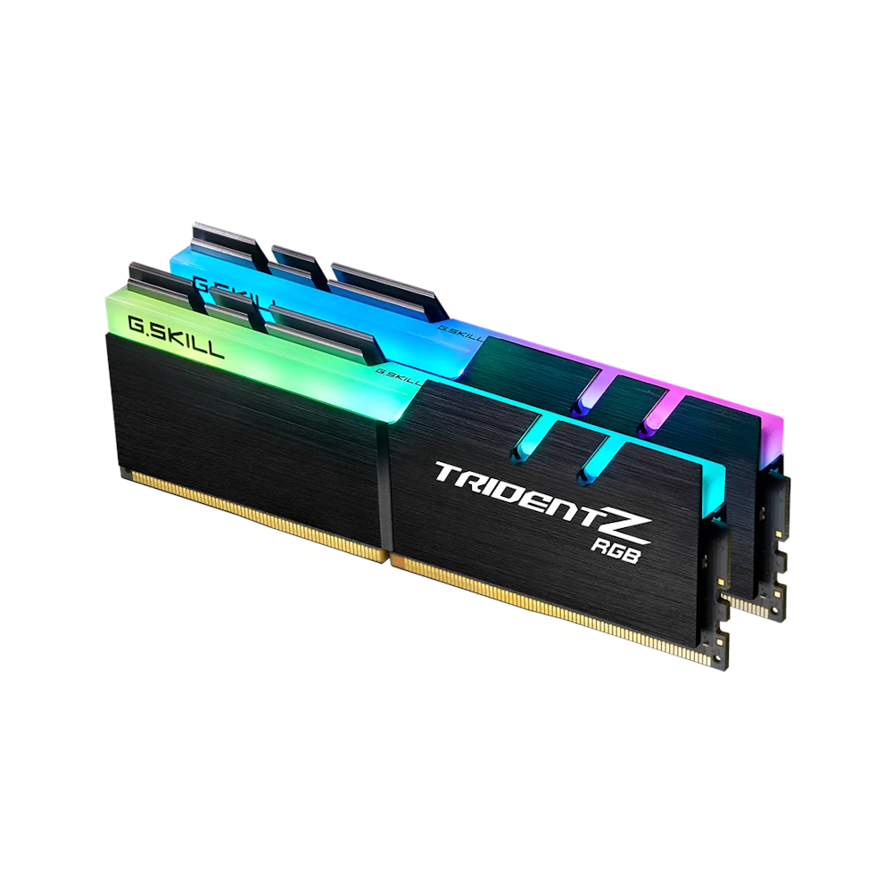 A large main feature product image of G.Skill 16GB Kit (2x8GB) DDR4 Trident Z RGB C18 4000MHz - Black