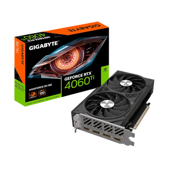 Product image of Gigabyte GeForce RTX 4060 Ti Windforce OC 16GB GDDR6 - Click for product page of Gigabyte GeForce RTX 4060 Ti Windforce OC 16GB GDDR6