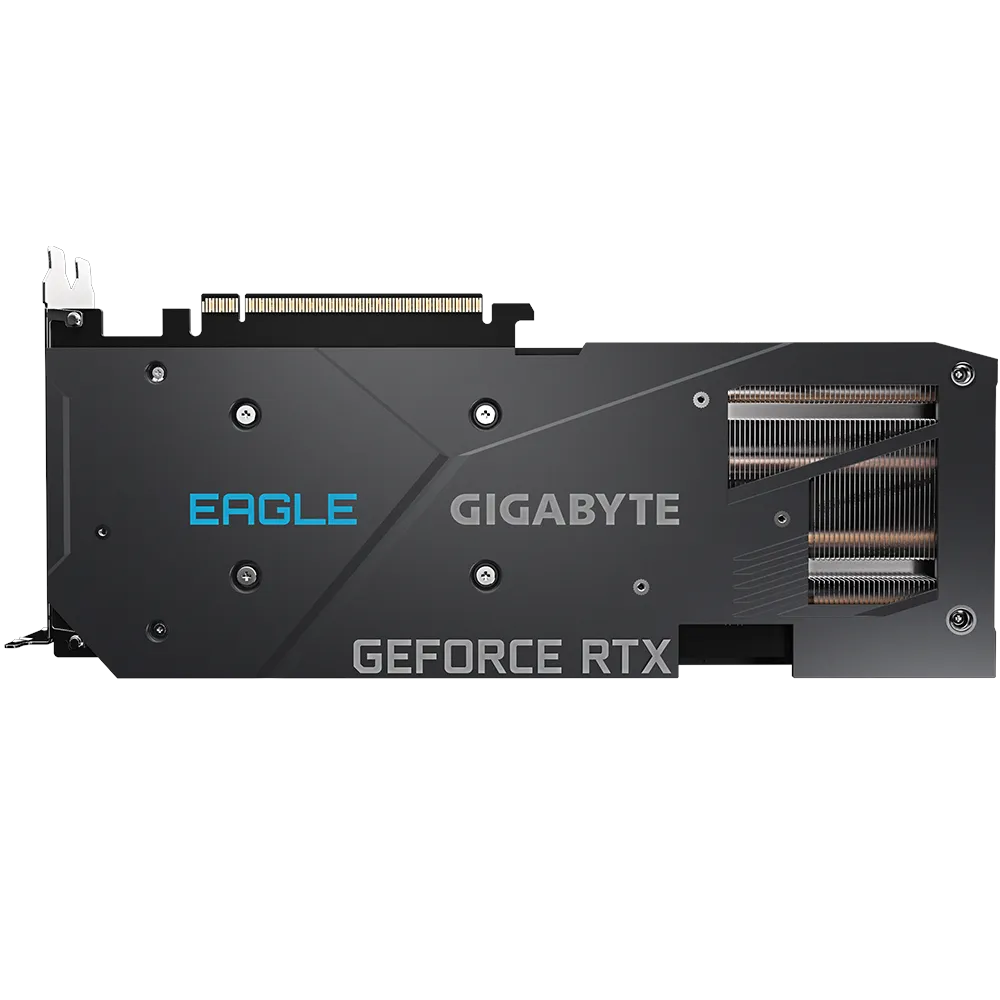 A large main feature product image of Gigabyte GeForce RTX 4070 Eagle OC V2 12GB GDDR6X
