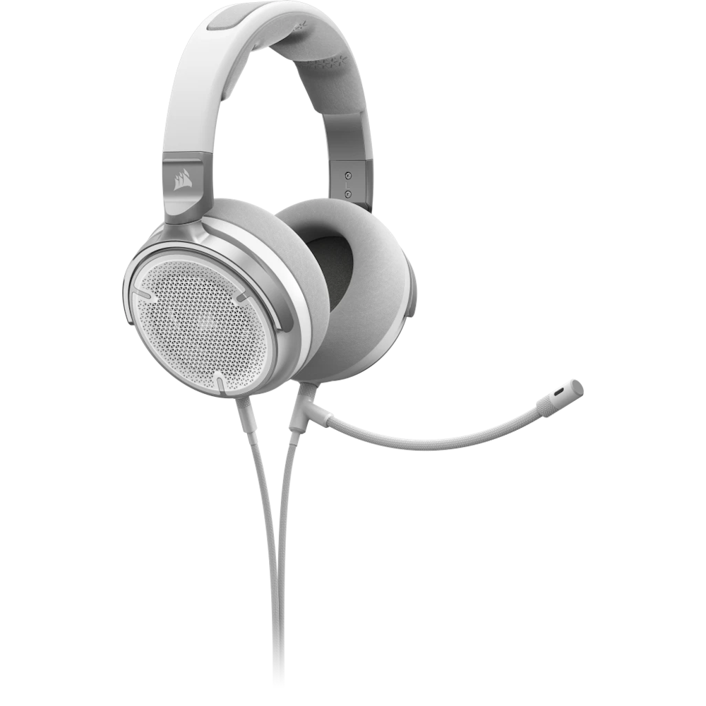 A large main feature product image of Corsair VIRTUOSO PRO Open Back Gaming Headset - White