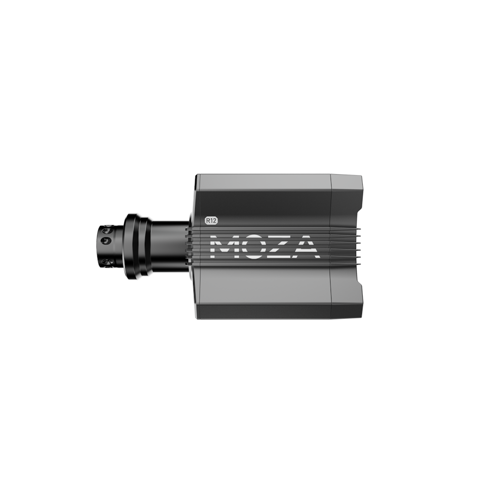 A large main feature product image of MOZA R12 Direct Drive Wheel Base