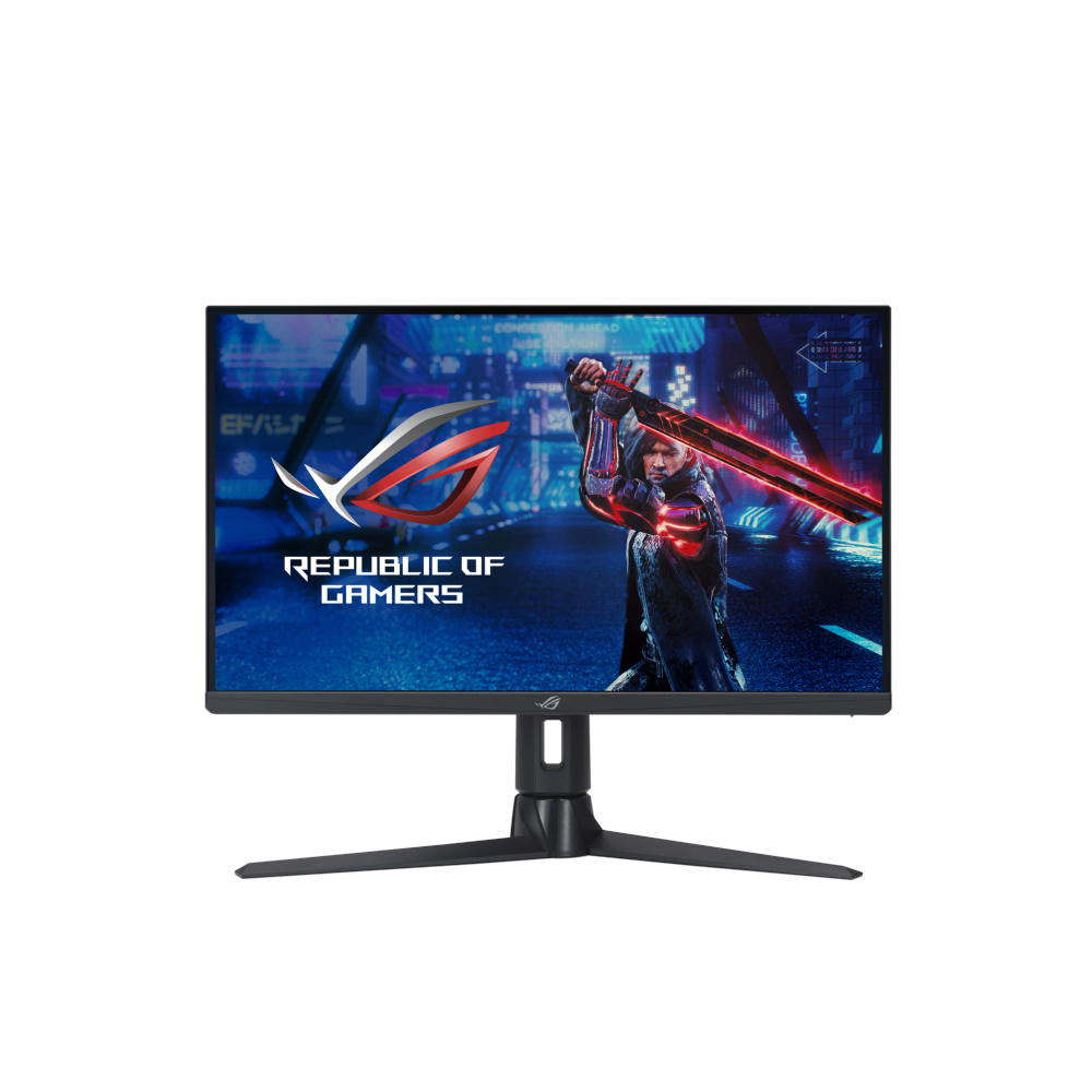 A large main feature product image of ASUS ROG Strix XG27AQMR - 27" 1440p 300Hz IPS Esports Gaming Monitor