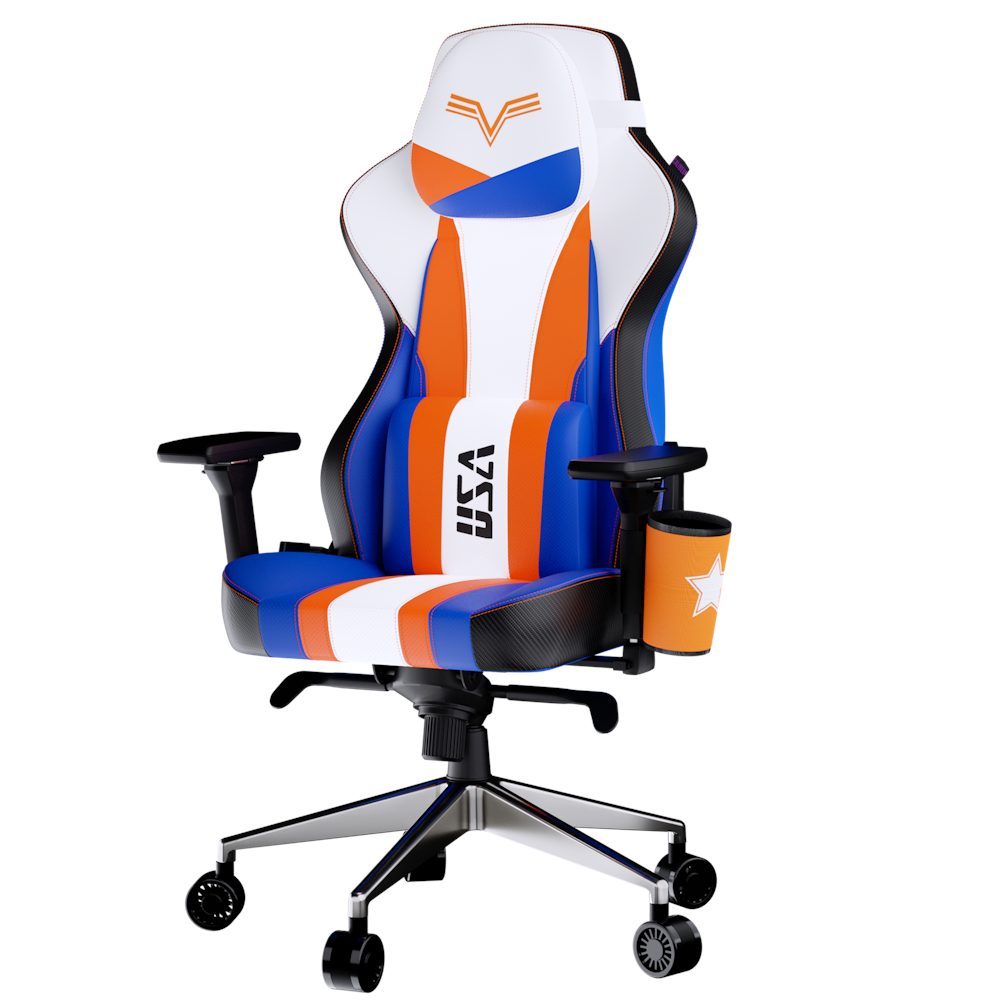 A large main feature product image of Cooler Master Caliber X2 Street Fighter 6 Gaming Chair - Luke Edition