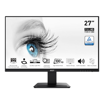 Product image of MSI PRO MP273A 27" FHD 100Hz IPS Monitor  - Click for product page of MSI PRO MP273A 27" FHD 100Hz IPS Monitor 