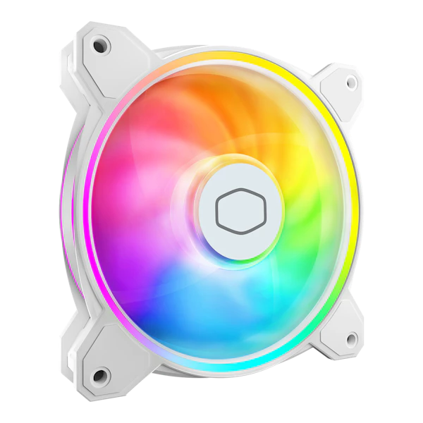 Cooler Master MF120 Halo 2 - 120mm ARGB PWM Fan (White) | PLE