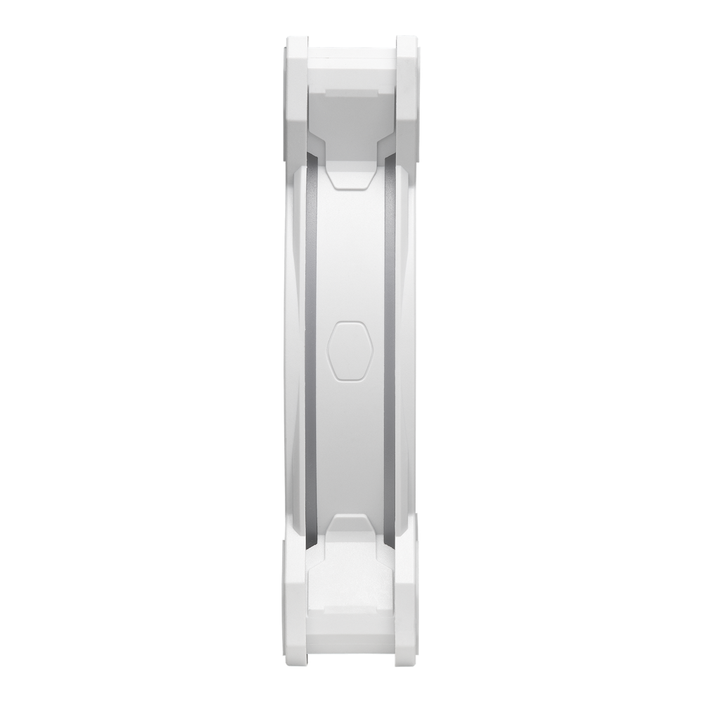 A large main feature product image of Cooler Master MasterFan MF120 Halo 2 ARGB 3-in-1 120mm Fan - White 