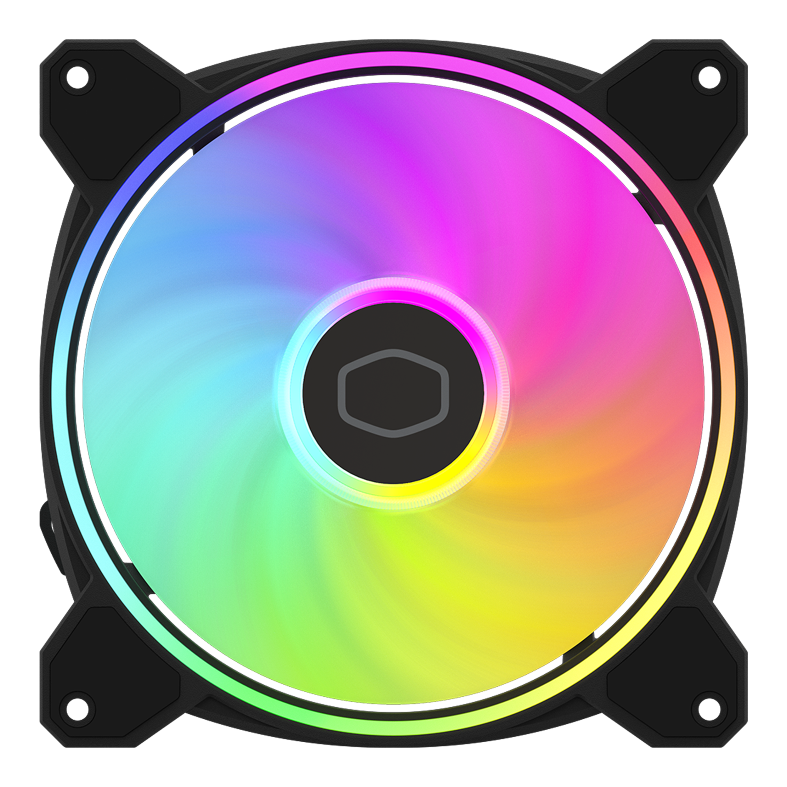 A large main feature product image of Cooler Master MF140 Halo 2 - 140mm ARGB PWM Fan (Black)