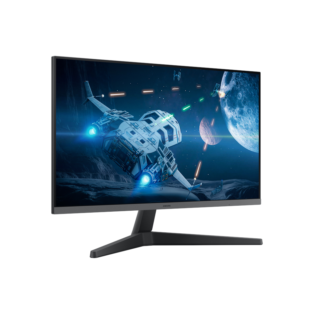 A large main feature product image of Samsung S33GC 27" FHD 100Hz IPS Monitor