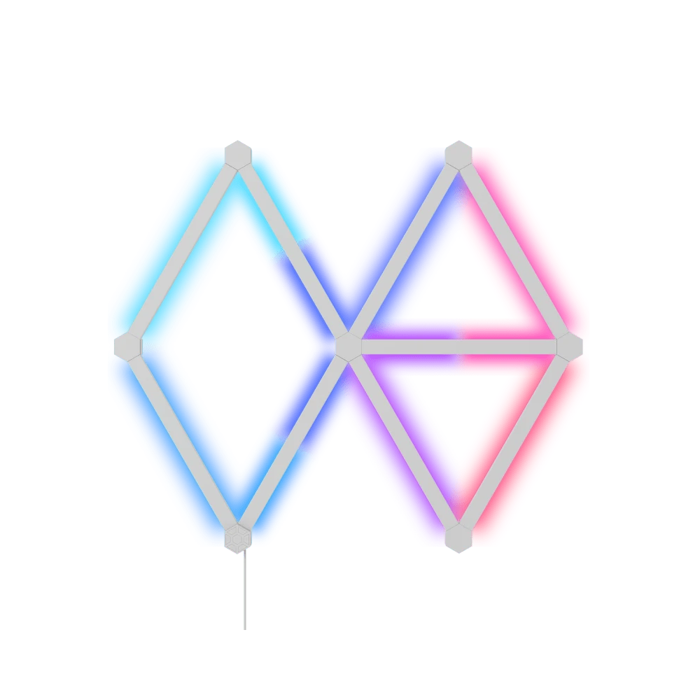 A large main feature product image of Nanoleaf Lines 60 Degrees Starter Kit (9 Lines)