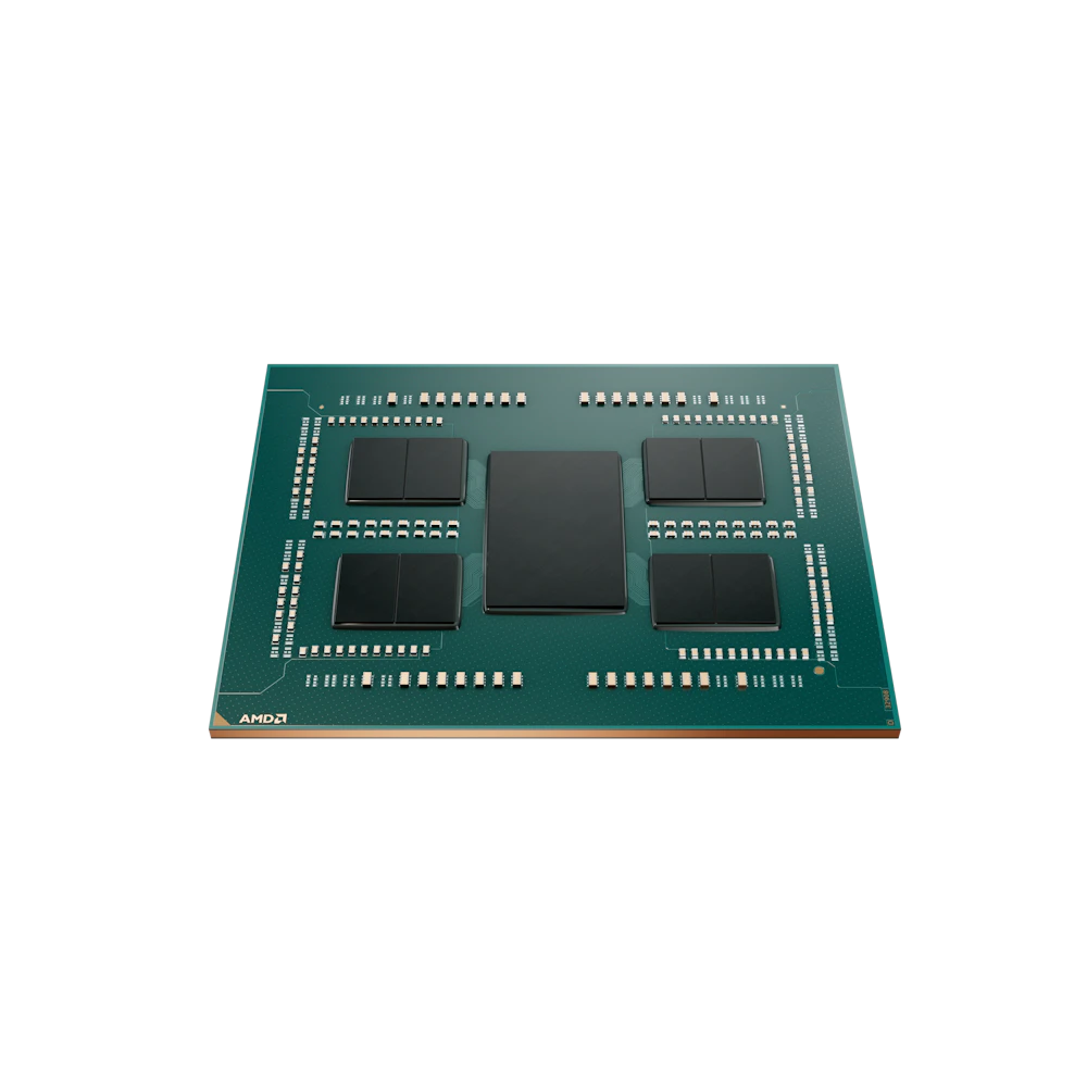 A large main feature product image of AMD Ryzen Threadripper 7970X 5.3Ghz 32 Core 64 Thread sTR5 - No HSF Retail Box