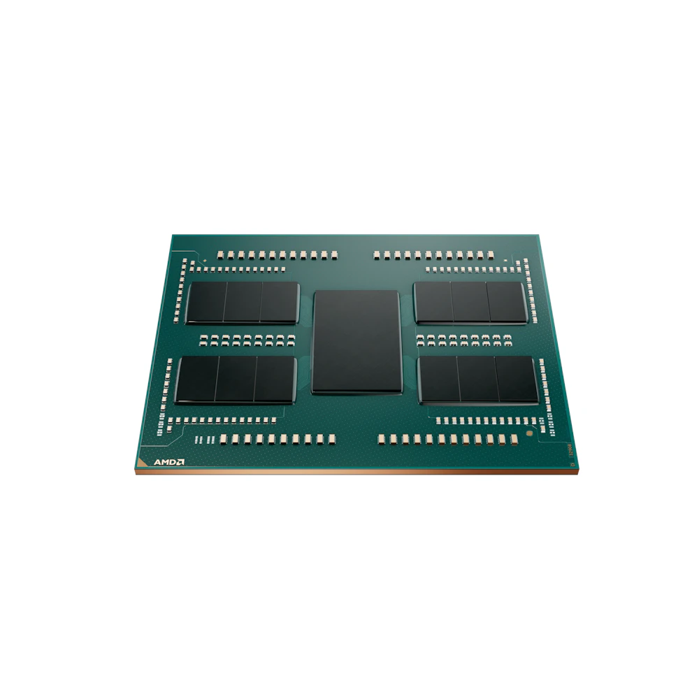 A large main feature product image of AMD Ryzen Threadripper PRO 7975WX 32Cores 64 Thread Up to 4.0 GHz sTR5 - No HSF Retail Box