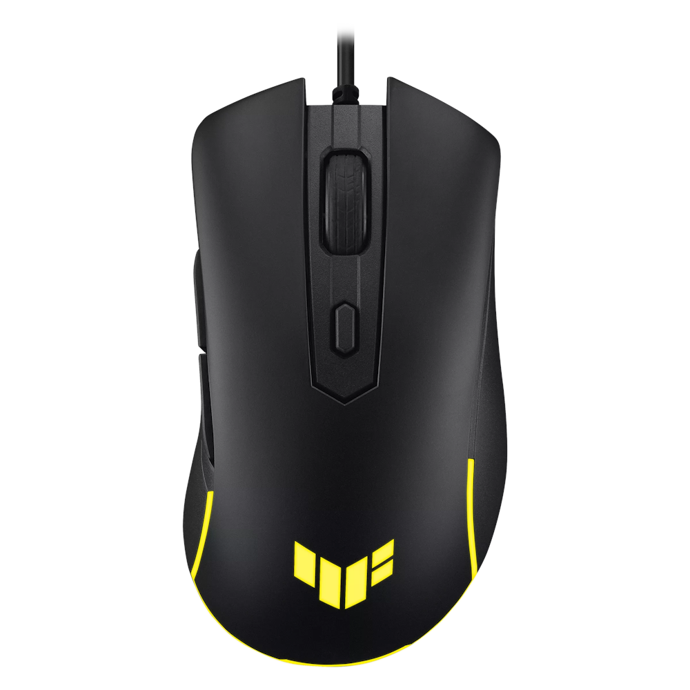 A large main feature product image of ASUS TUF Gaming M3 Gen II Wired Gaming Mouse