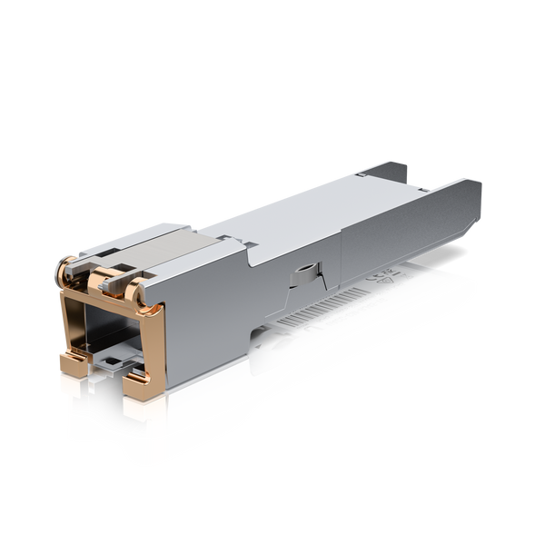 A large main feature product image of Ubiquiti SFP to RJ45 Transceiver Module
