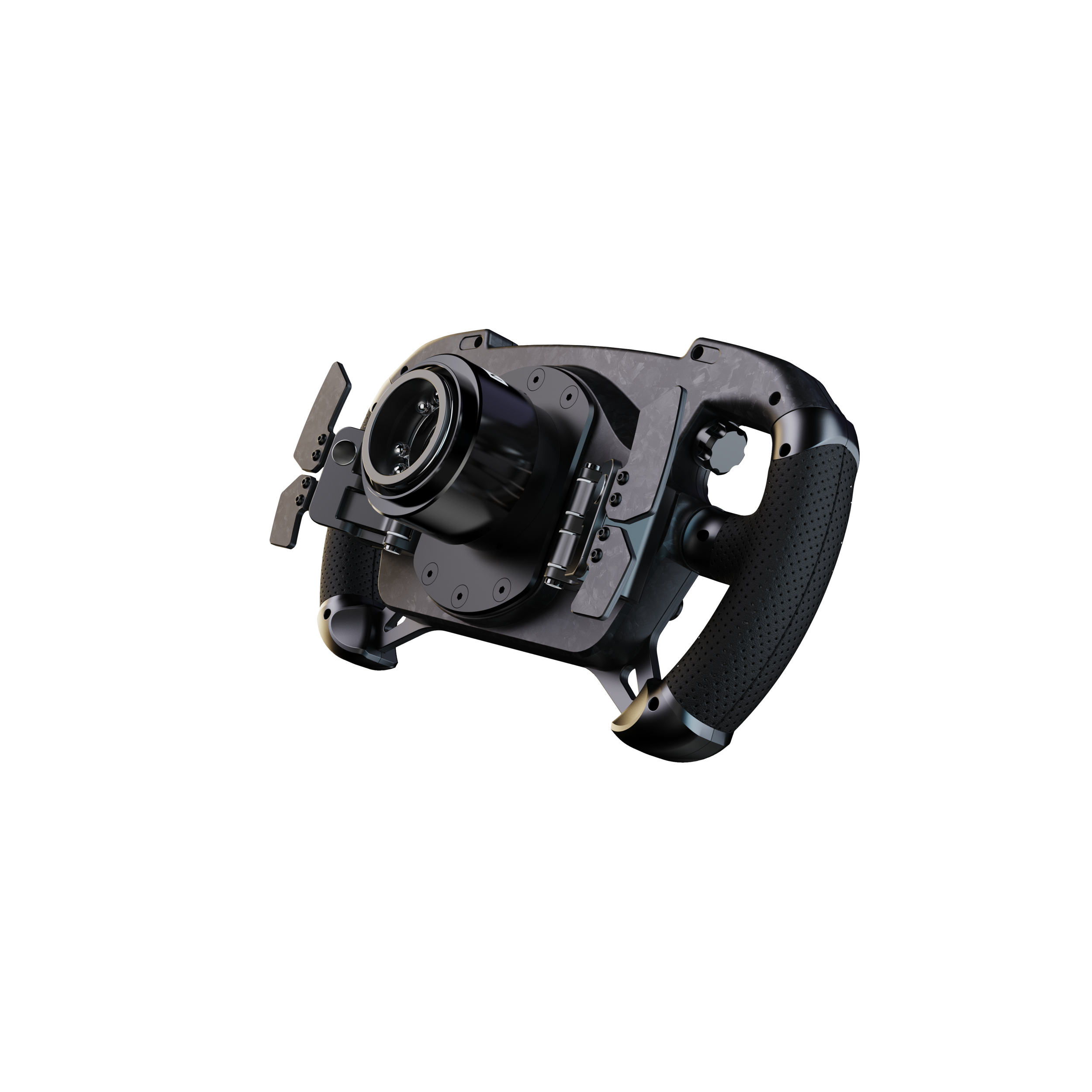 A large main feature product image of MOZA GS V2P Steering Wheel Microfiber Leather Version