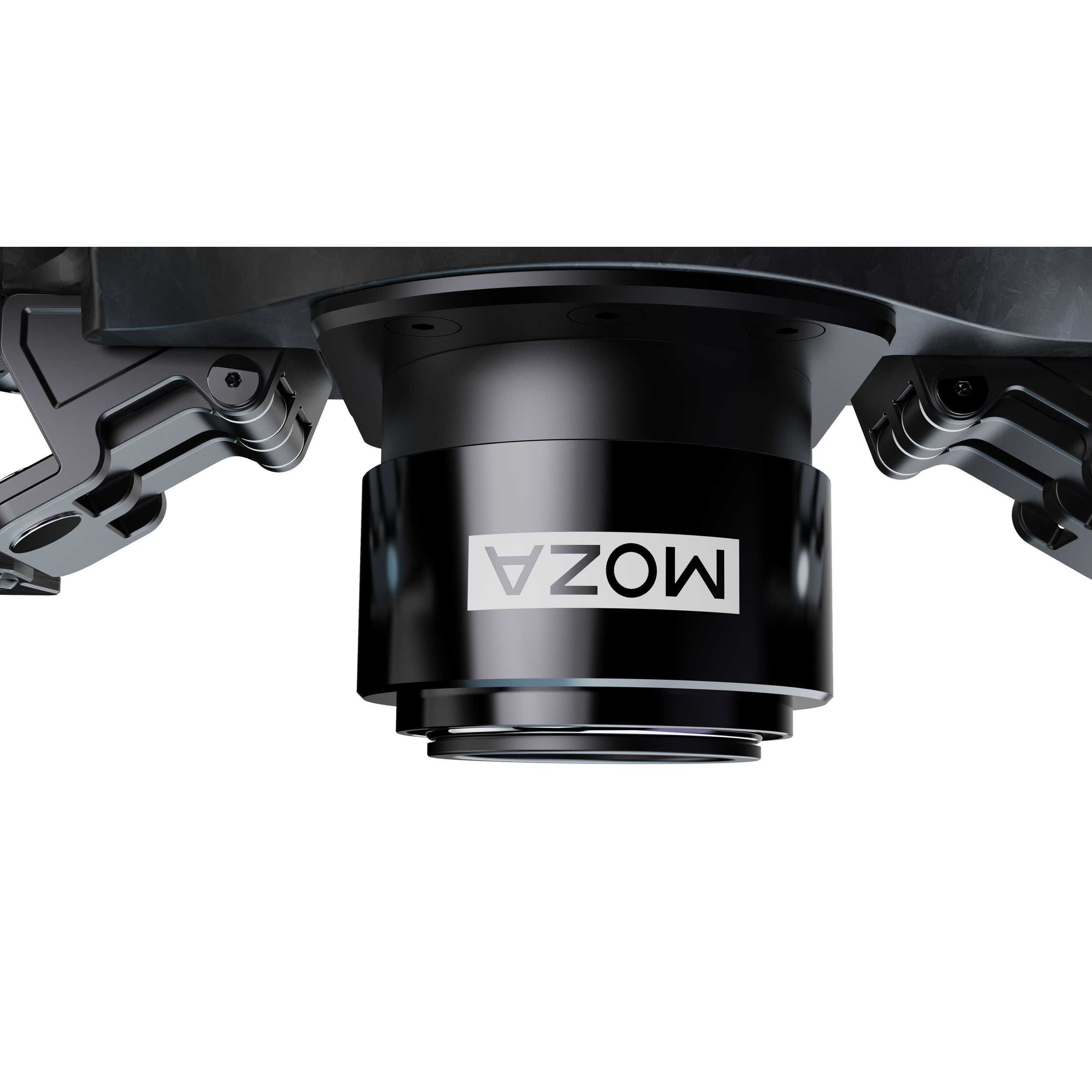 A large main feature product image of MOZA GS V2P Steering Wheel Microfiber Leather Version