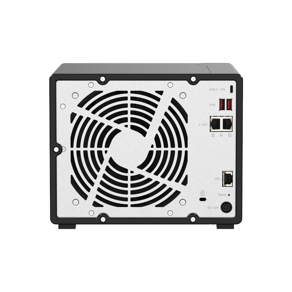 A large main feature product image of QNAP TS-h973AX-32G 2.2GHz 32GB 9-Bay NAS Enclosure
