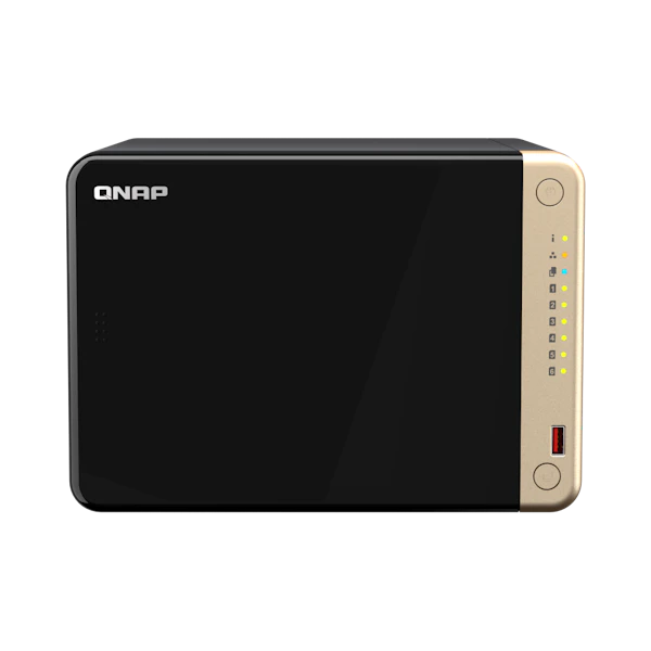 QNAP TS-664 6-Bay NAS (2.9GHz Celeron 4-Core, 8GB RAM, Dual 2.5GbE