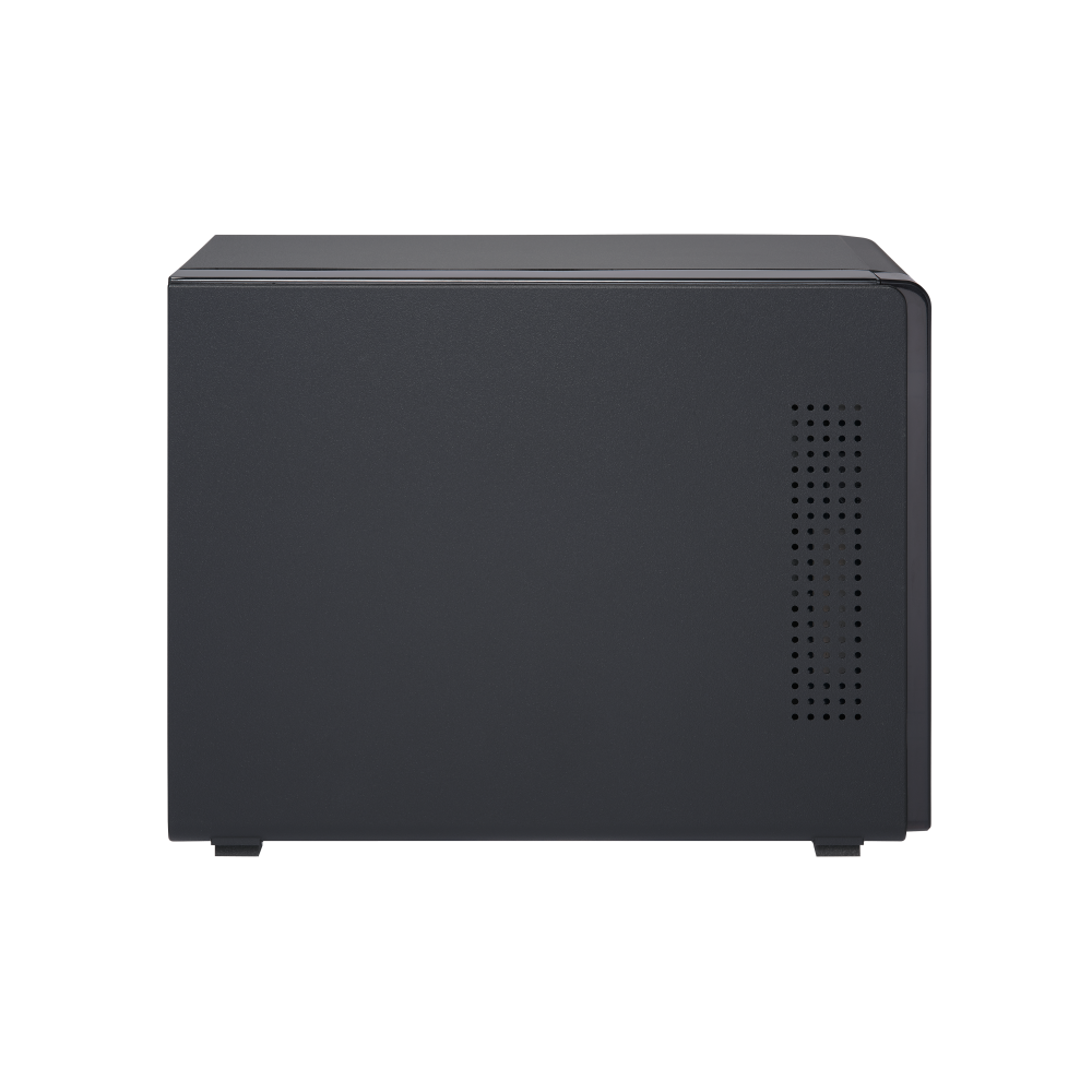 A large main feature product image of QNAP TR-004 4-Bay NAS/DAS with USB Type-C