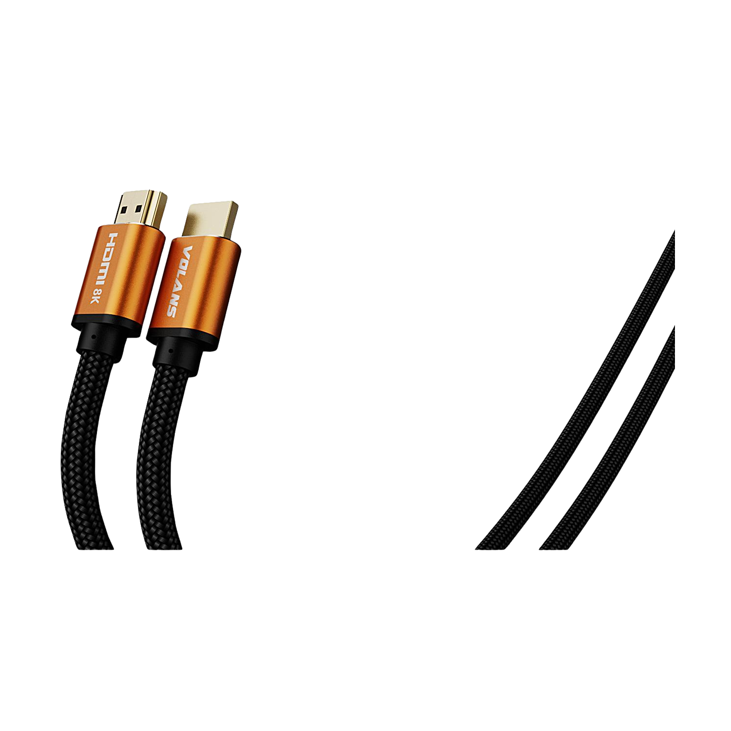 A large main feature product image of Volans Ultra 8K HDMI to HDMI Cable V2.1 - 2m