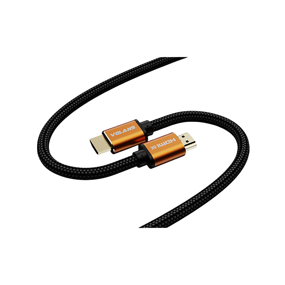 A large main feature product image of Volans Ultra 8K HDMI to HDMI Cable V2.1 - 3m