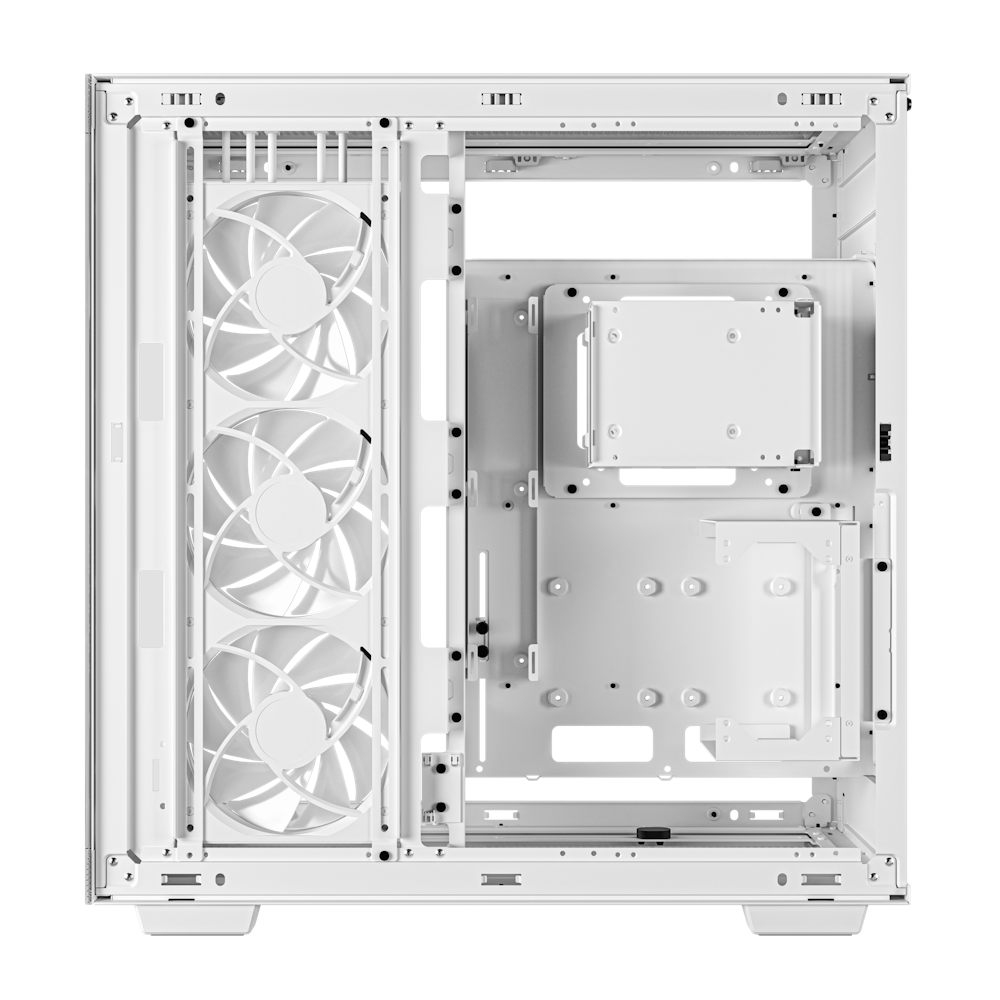 A large main feature product image of DeepCool CH780 Mid Tower Case - White
