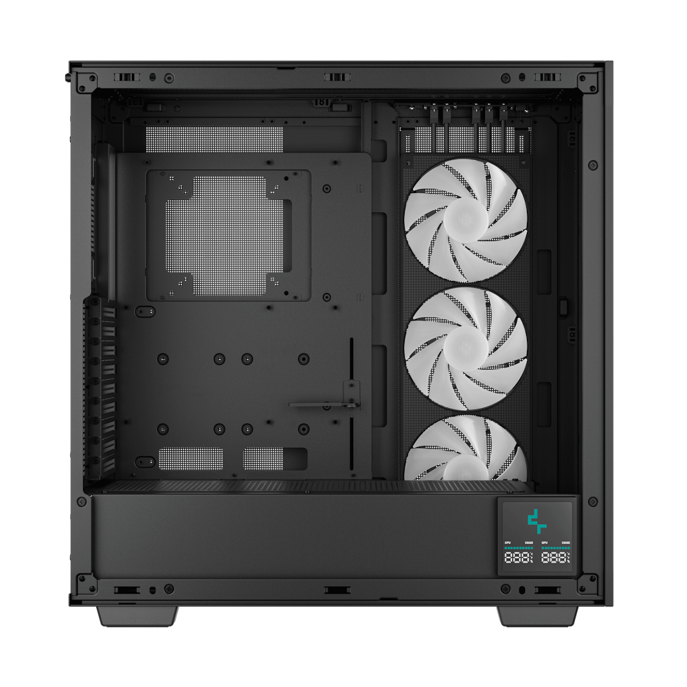 A large main feature product image of DeepCool Morpheus Mid Tower Case - Black