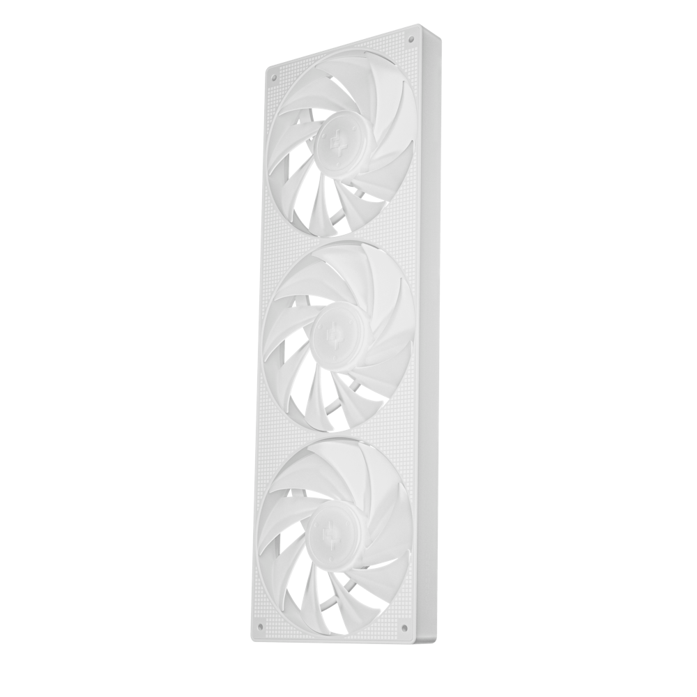 A large main feature product image of DeepCool Morpheus Mid Tower Case - White