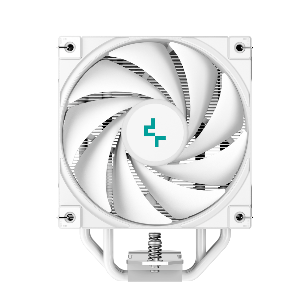 A large main feature product image of DeepCool AK400 Digital CPU Cooler - White