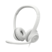 A product image of Logitech H390 USB Headset with Noise-Cancelling Mic - Off White