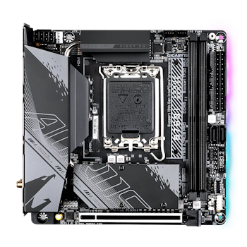 Product image of Gigabyte B760I Aorus Pro LGA1700 mITX Desktop Motherboard - Click for product page of Gigabyte B760I Aorus Pro LGA1700 mITX Desktop Motherboard