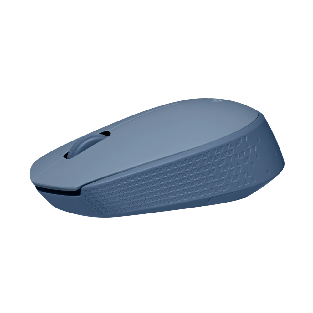 A large main feature product image of Logitech M171 Wireless Mouse - Blue Grey