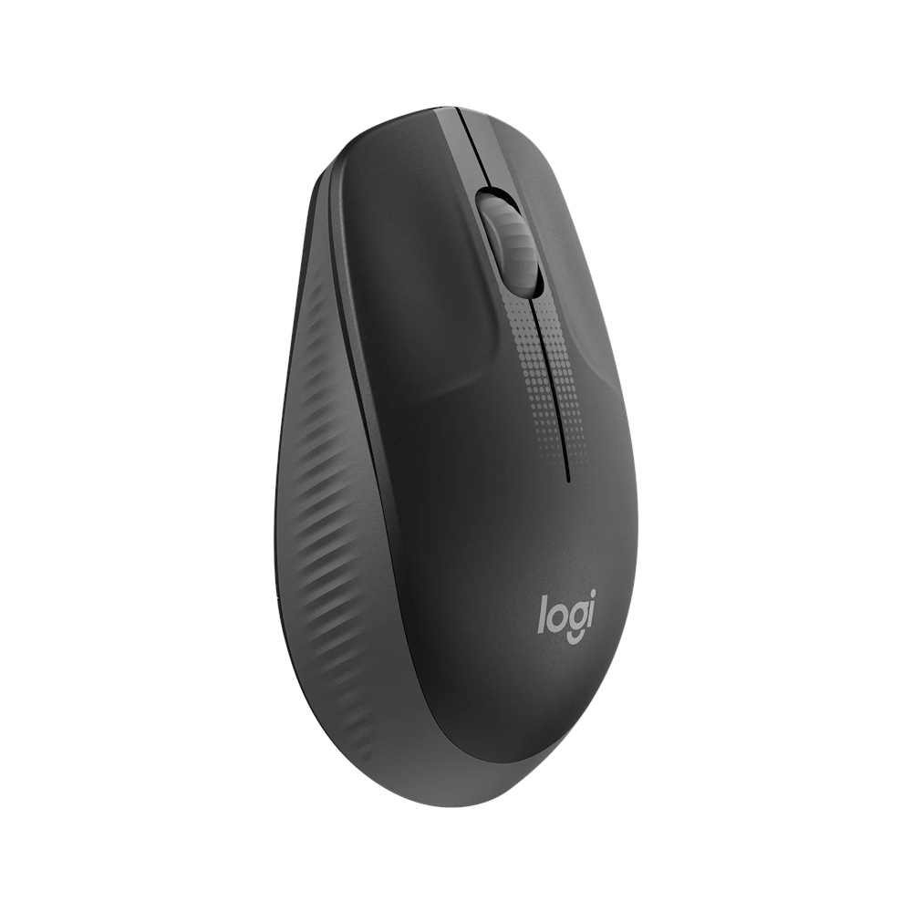 A large main feature product image of Logitech M190 Wireless Mouse - Charcoal