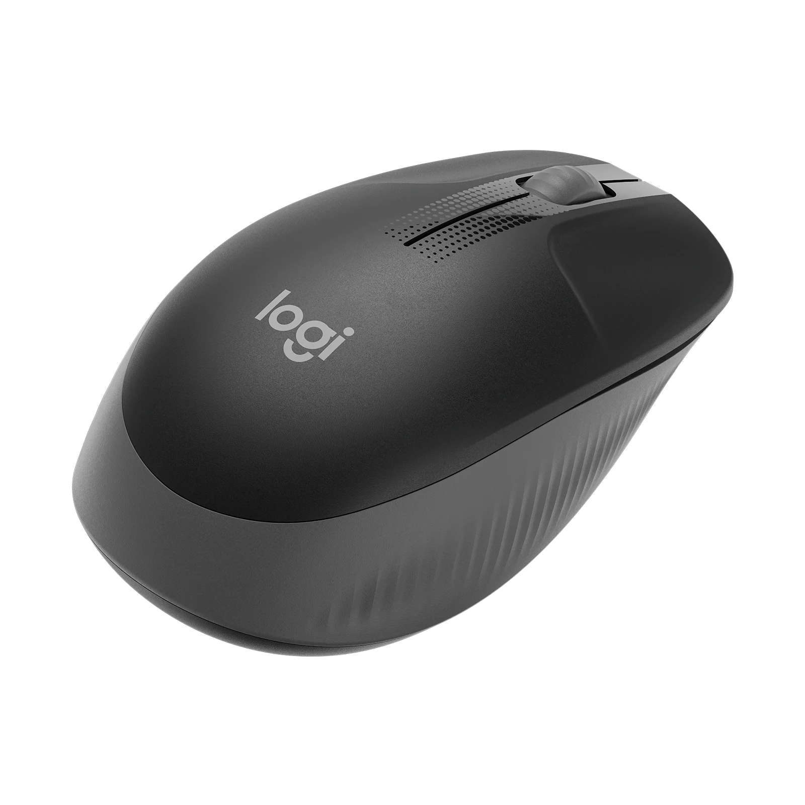 A large main feature product image of Logitech M190 Wireless Mouse - Charcoal