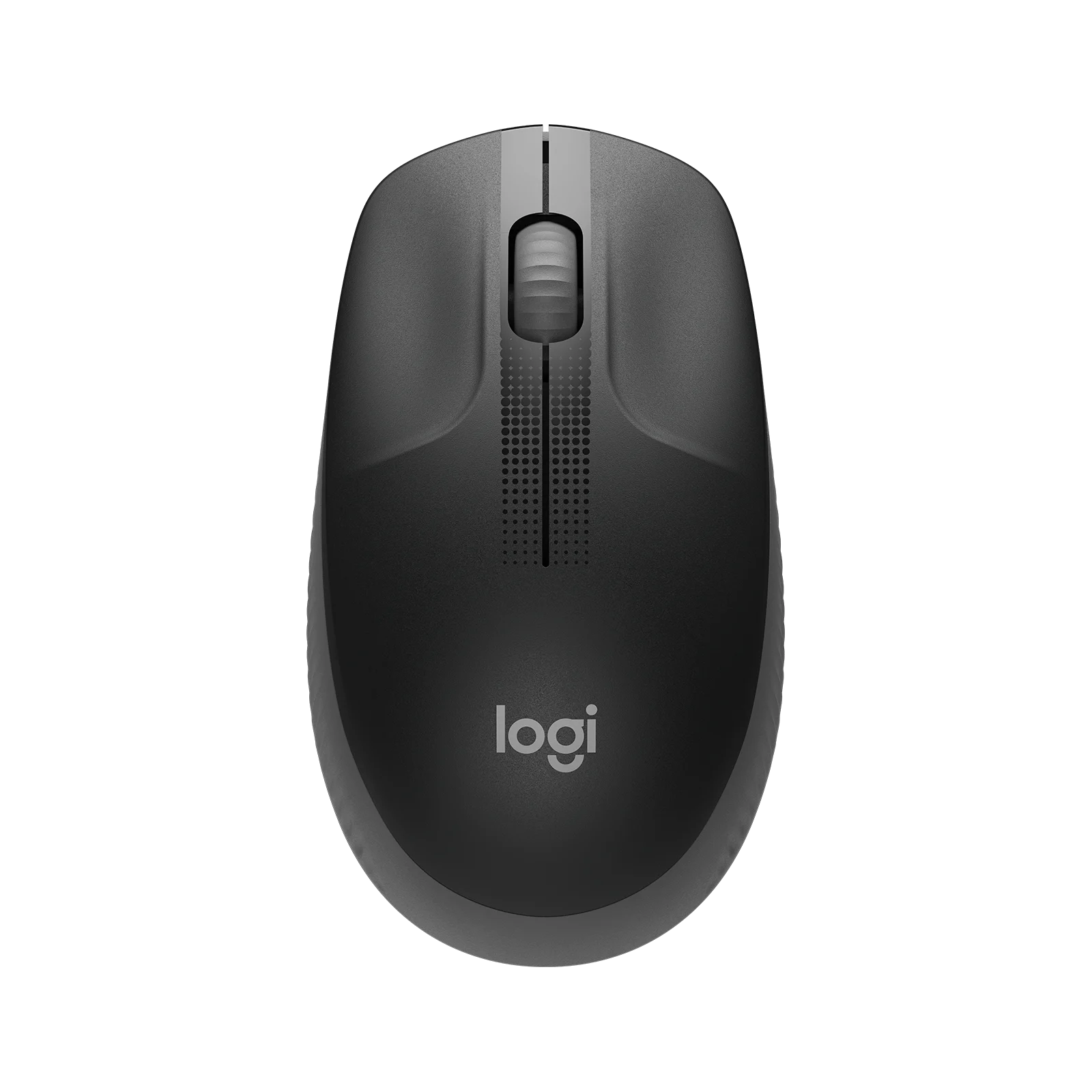 A large main feature product image of Logitech M190 Wireless Mouse - Charcoal
